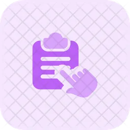 Clipboard Touch  Icon