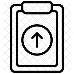 Clipboard Upload  Icon