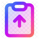 Clipboard Upload  Icon