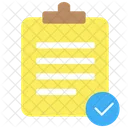 Clipboard With Checkmark  Icône