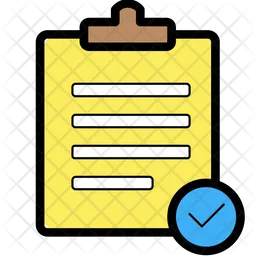 Clipboard With Checkmark  Icon