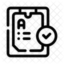 Clipboard With Checkmark Approved Verified Icon