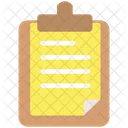 Clipboard With Document Icon