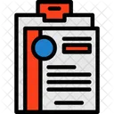 Clipboard With Resume Document Review Application Materials Icon