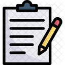 Clipboard Writing Document Note Icon