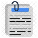 Clipped Document  Icon