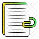 Clipped Document  Icon