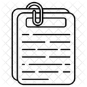 Clipped Document  Icône