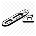 Schnitt Cutter Schere Symbol