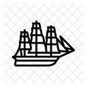 Clipper Ancient Ship Icon