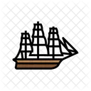 Clipper Ancient Ship Icon