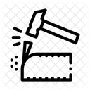 Clipping Brick  Icon