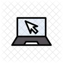 Clique Cursor On Line Icon