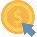 Clic Dollar Affaires En Ligne Icône