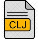 Clj File Format Icon
