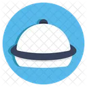 Cloche Service De Restauration Plateau Icon