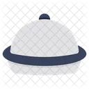 Cloche Service De Restauration Plateau Icon