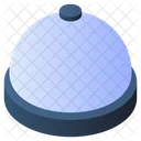 Cloche Service De Restauration Plateau Icon