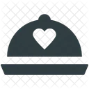 Cloche Heart Sign Icon