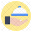 Cloche Food Service Platter Icon