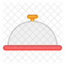 Cloche Lid Cover Dish Icon
