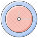 Clock Awesome Lineal Color Icon Icon
