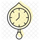 Clock Color Shadow Thinline Icon 아이콘