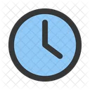 Clock Time And Date Time Icon
