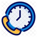 Clock Hour Call Icon