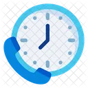 Clock Hour Call Icon