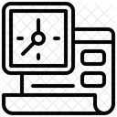 시계 시간 시계 아이콘