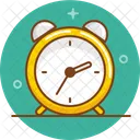 School Clock Education Icon