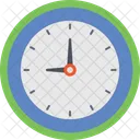 Nine Clock Time Icon