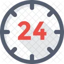 Clock Time 24 Icon