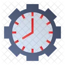 Work Time Time Management Clock Icon
