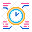 Clock Time Healthy Icon