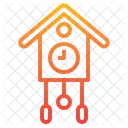 Clock Birds House Time Icon