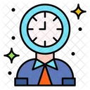 Clock Time Working Hours Icon