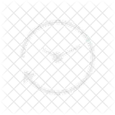 Clock Passing Clockwise Icon