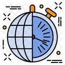 Clock International Globe Icon