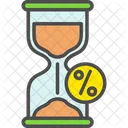 Clock Hourglass Loading Icon