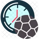 Clock Football Soccer Icon