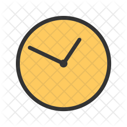 clock icon of colored outline style available in svg png eps ai icon fonts clock icon