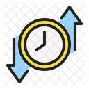 Clock Time Up Icon