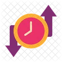 Clock Time Up Icon