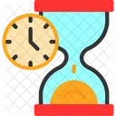 Clock Hourglass Sand Icon