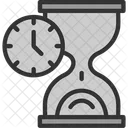 Clock Hourglass Sand Icon