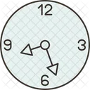 Clock Drawing Analogue Icon