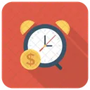 Clock Cash Paymentdeadline Icon
