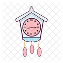 Clock bird cage  Icon